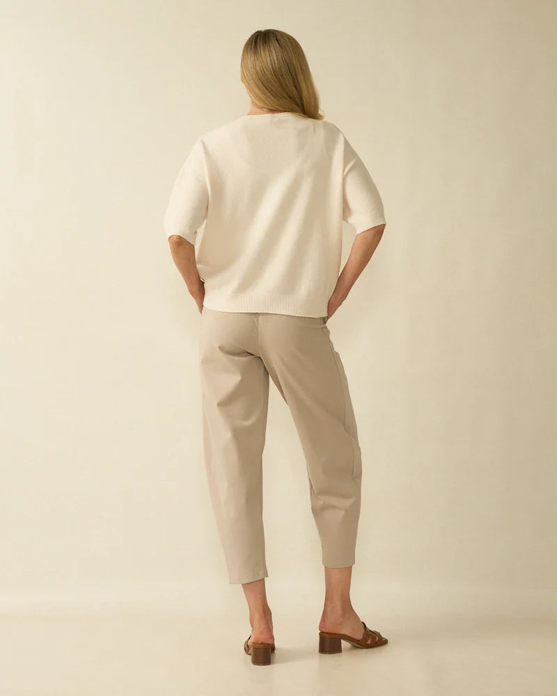 Deck V- Neck short sleeve knit