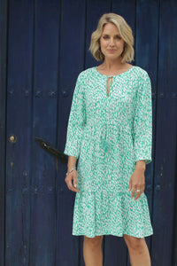 Santorini Short Dress
