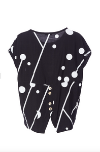 Spot Top with Button Back