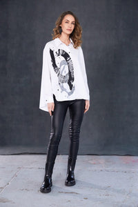 Leatherette Legging