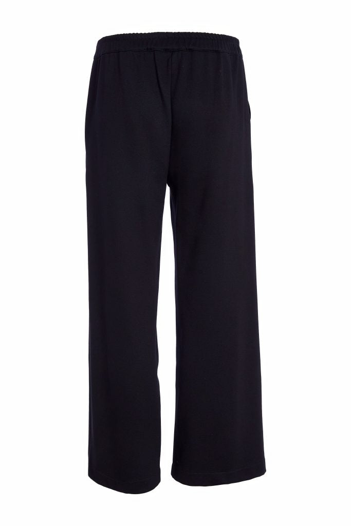 Wide leg trouser with contrast panel at front
