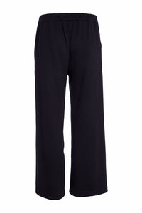 Wide leg trouser with contrast panel at front