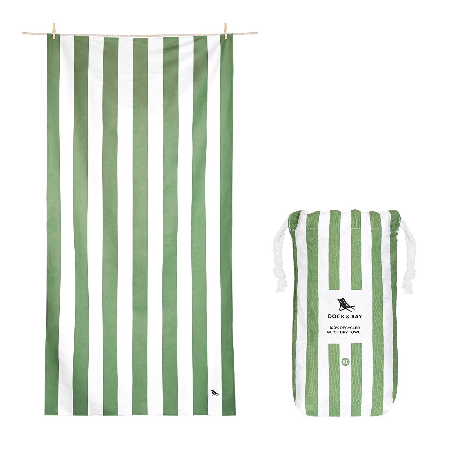 Dock & Bay Beach Towel - Various Colours