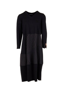 Pinstripe Trim Dress