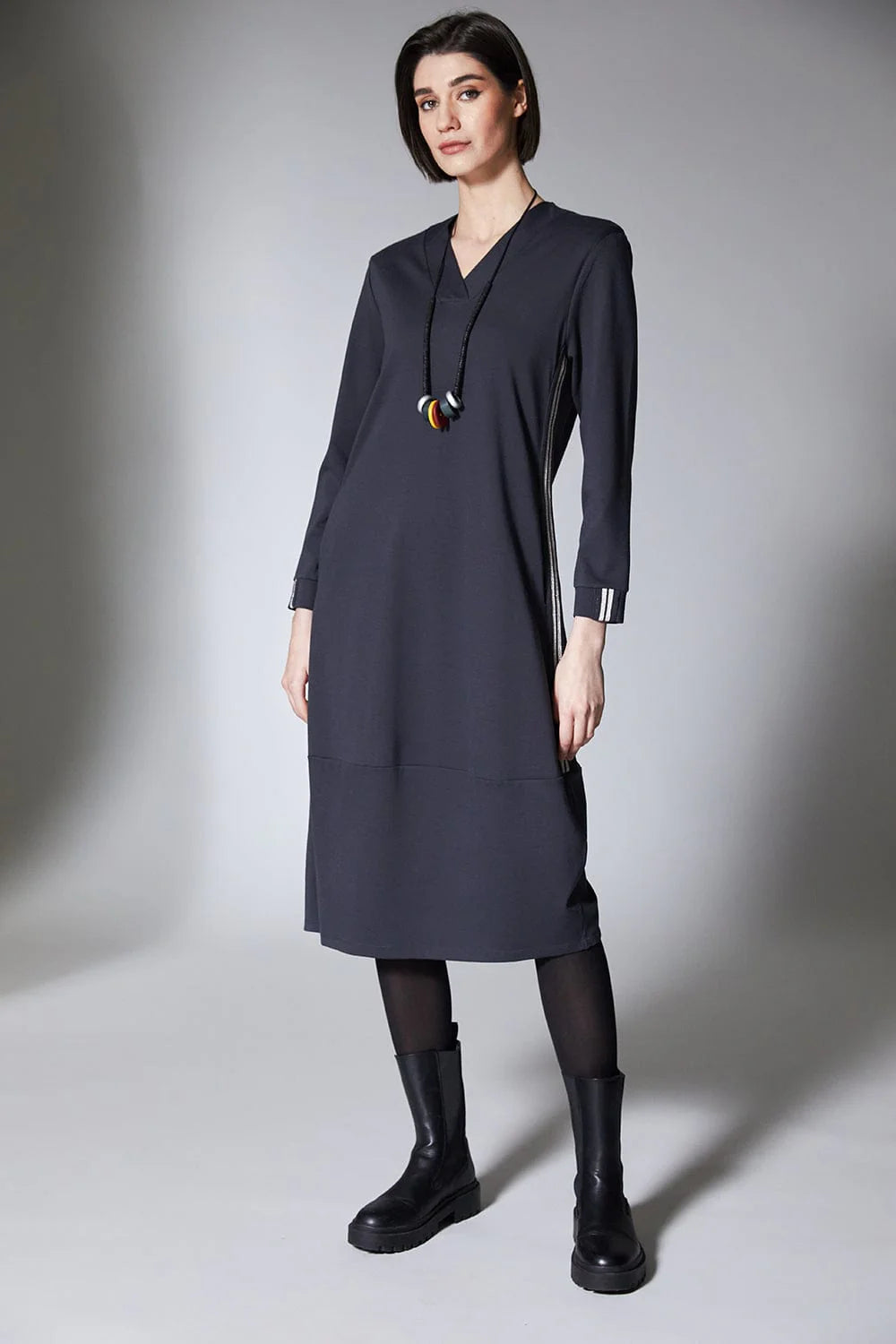 PERUZZI Silver Stripe Dress
