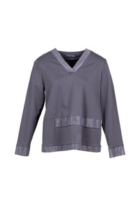 PERUZZI Taffeta Trim Top