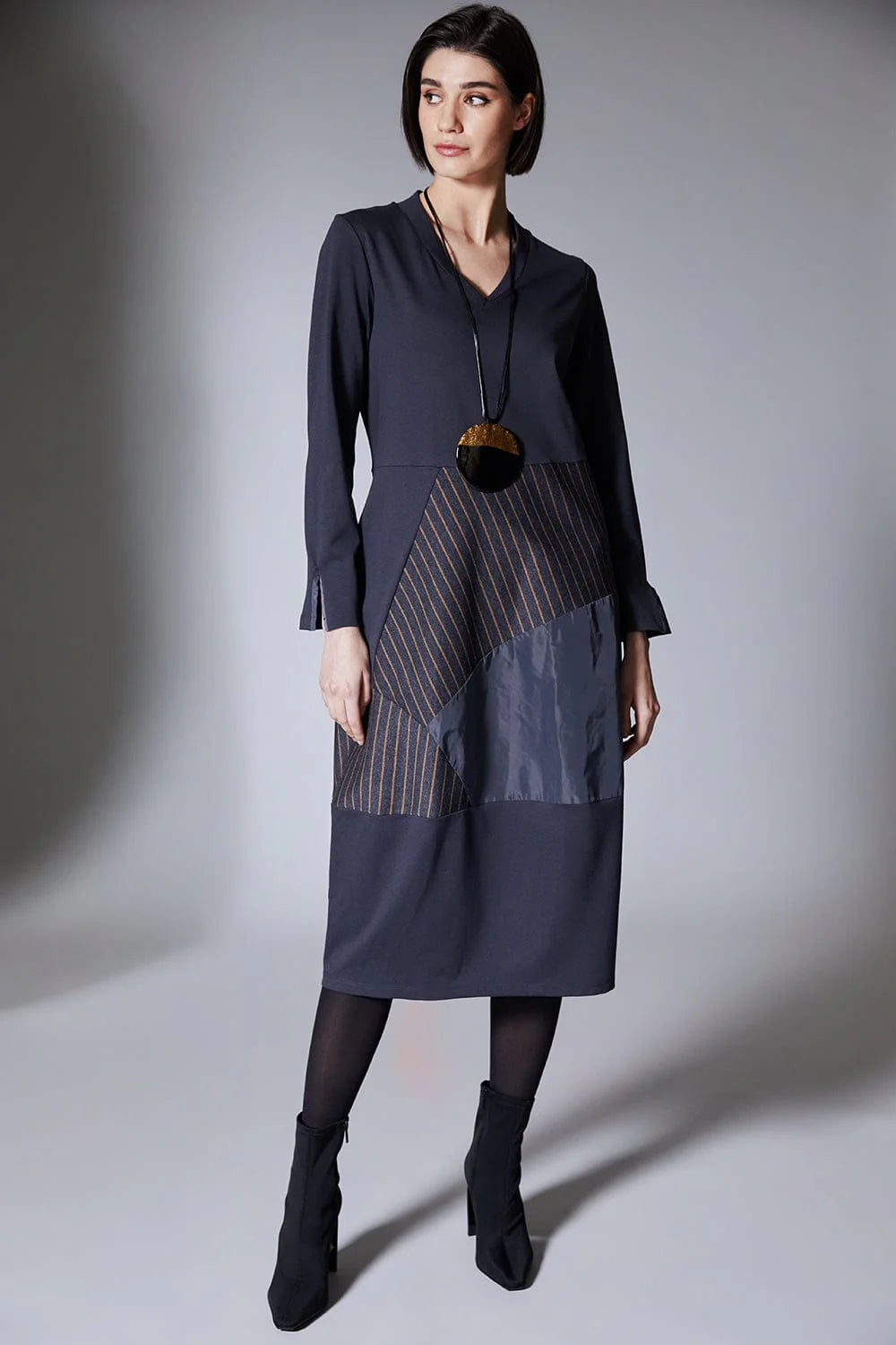 PERUZZI Pinstripe Dress