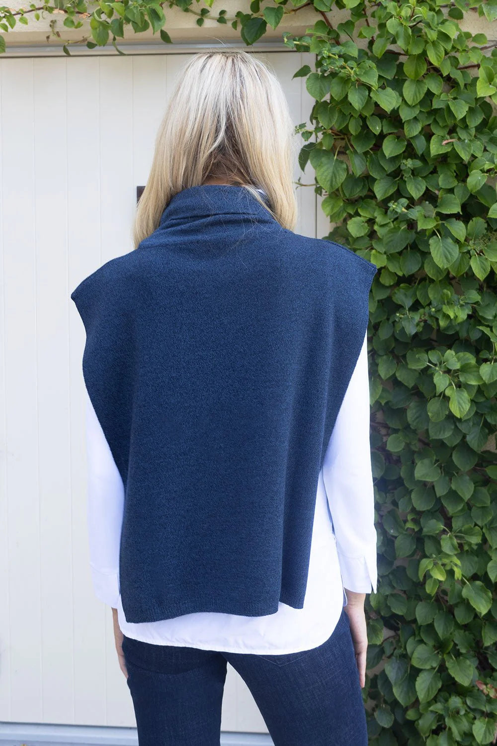 Zeus Wool Mix High Neck Gilet